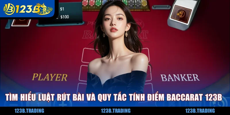 Tìm hiểu luật rút bài và quy tắc tính điểm Baccarat 123B